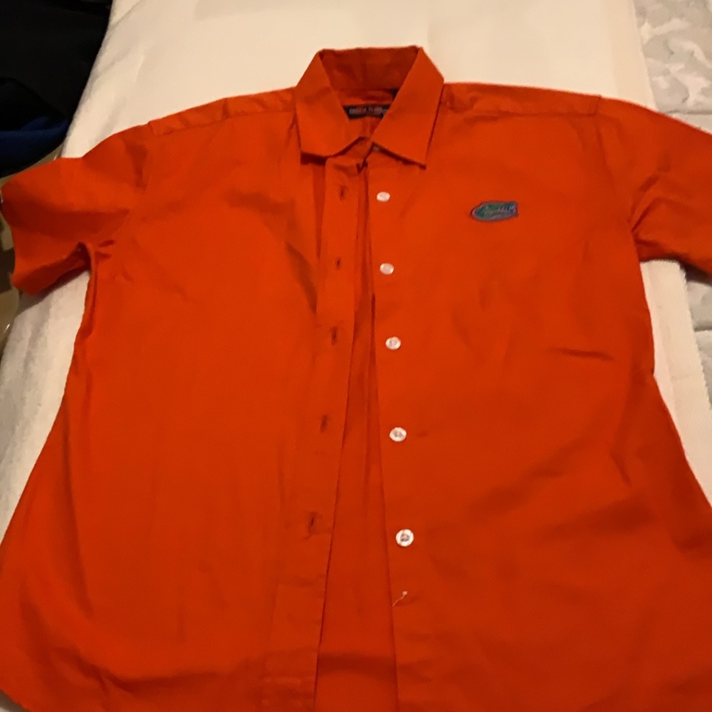 University of Florida gator button up shirt